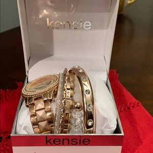 Kensie Watch and bracelets set BRAND NEW